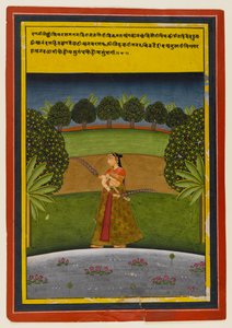Una Nayika attende il suo amante, c.1700-25 da Indian School